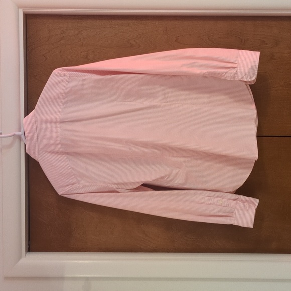 🩷 Ralph Lauren Pastel Pink Stripe Button Down Shirt - Picture 5 of 6